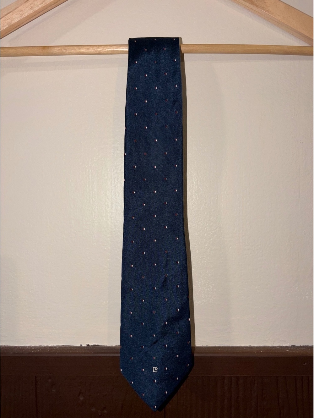 Pierre Cardin - Paris/New York Navy Pattered Men’s Neck Tie